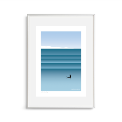 Surfer Girl Waiting